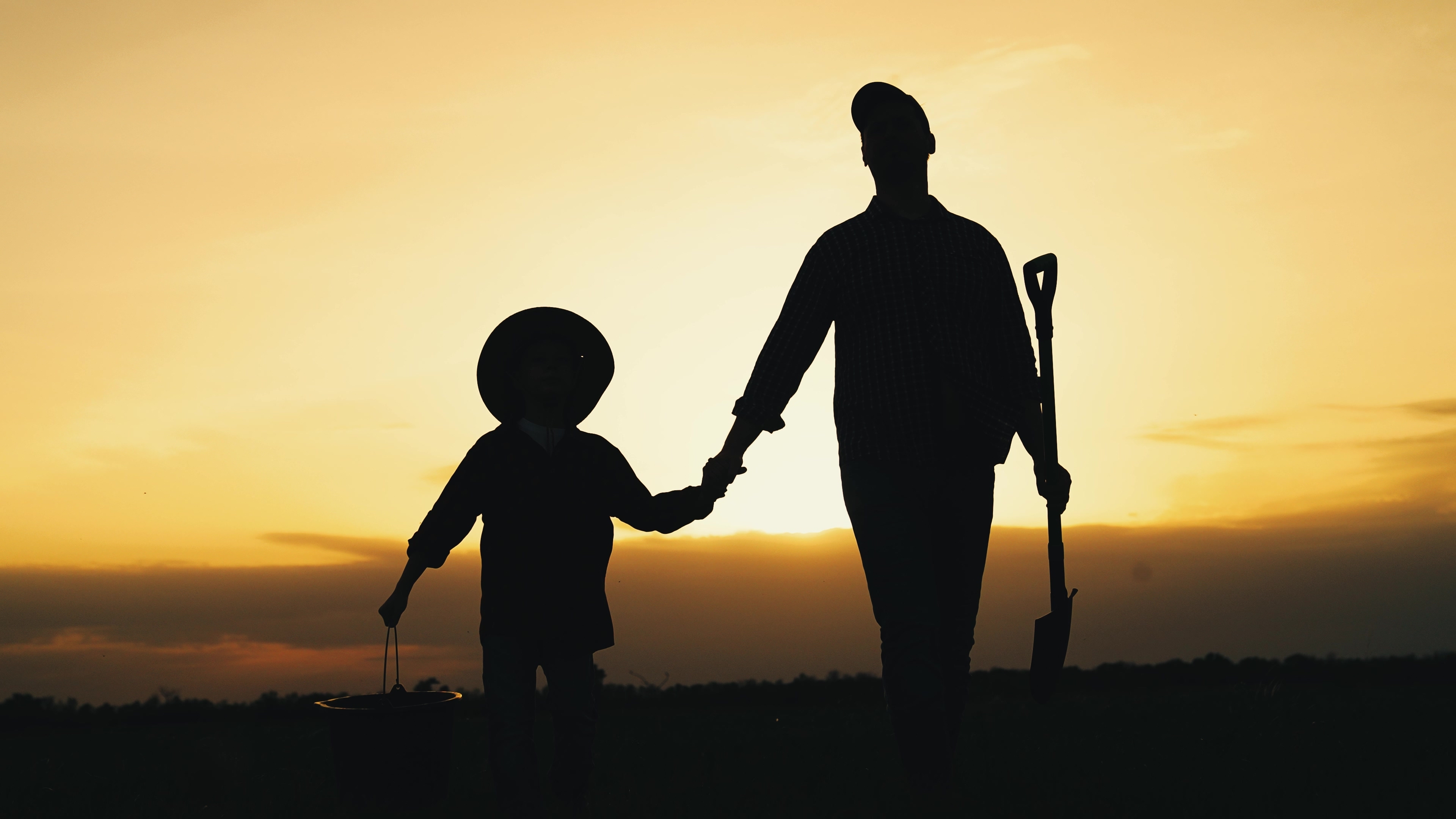 Silhouette on the land at dusk, representing long-term legacy planning